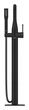 Змішувач для ванни підлоговий Grohe Essence 25248KF1 (чорний матовий) (25248KF1) kr - зображення 3
