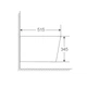 Биде подвесное Mixxus Premium Bevel-0501 515x360x345mm (MP6475) kr - изображение 4