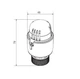 Термоголовка KOER KR.1336 - M30x1.5 (KR3061) kr - зображення 2