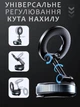 Автомобильный держатель телефона MahnetIc с магнитным кольцом, вакуумной присоской и поворотом 360°, MagSafe-совместимый для блоггеров для съемки видео и фото контента - изображение 2