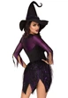 Костюм ведьмы Leg Avenue Mystical Witch XL платье и шляпа SO9335 Фиолетовый - изображение 3