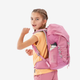 Детский Туристический (Походный) Рюкзак QUECHUA MH500 18л 47 х 20 х 22см Розовый - изображение 9