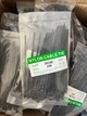 Хомут пластиковий стяжка Nylon Cable Tie Black 100×3 мм 100 штук - зображення 4
