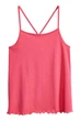 Майка H&M Basic рожевий BXMUE498 146/152 - зображення 2