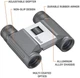 Бинокль Bushnell Powerview 2 8x21 Черный Б/В b1 - изображение 4