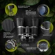 Бинокль Adler Focus 10x50 Черный-серый Б/В b1 - изображение 3