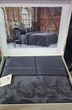 Постельное белье Tivolyo Home Baroc antrasit пике евро - изображение 2