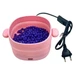 Силиконовый аппарат для нагревания воска 400ml Wax Warmer, складной баночный воскоплав Розовый WSM-102-Pink - изображение 7