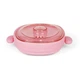 Силиконовый аппарат для нагревания воска 400ml Wax Warmer, складной баночный воскоплав Розовый WSM-102-Pink - изображение 3