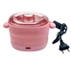Силиконовый аппарат для нагревания воска 400ml Wax Warmer, складной баночный воскоплав Розовый WSM-102-Pink - изображение 6