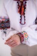 Жіноча вишита сорочка Etnovyshyvka Гуцульська мелодія домоткане полотно біла М - зображення 7
