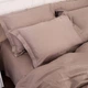 Комплект постельного белья MirSon полуторный евро 160x220 см 08 Beige Tencel (2200009637124) - изображение 7