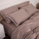 Комплект постельного белья MirSon King Size 220x240 см 08 Beige Tencel (2200009637131) - изображение 8