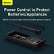 Автомобільний інвертор Baseus Power Inverter 150W (220V CN/EU) 2Розетки+USB+Type-C 5A з технологією QC3.0+PD3.0 (CRNBQ-A01) Black - зображення 11