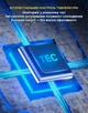 Магнитный кулер для телефона игровой вентилятор планшета с AI контролем температуры аккумуляторный 2000 mAh беспроводной охладитель P70 steep оранжевый + игровые напальчники киберспортивные 2 шт - изображение 5