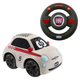 Zdalnie sterowany samochodzik z kierownicą Chicco FIAT 500 Biały (8058664035342) - obraz 3