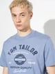 Футболка хлопковая мужская Tom Tailor 1037735-37533 M Голубая (4068128279407) - изображение 4