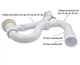 Сифон для ванни прямоточний з пробкою на ланцюгу Lidz LW02 6003V00100 - изображение 5