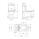 Унітаз-компакт Qtap Robin Ultra Quiet безободковий з сидінням Soft-close QT13222128AUQ1W - зображення 2