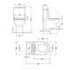 Унитаз напольный Qtap Virgo Ultra Quiet безободковый с сиденьем Soft-Close WHITE QT18226092AW - изображение 2