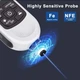 Толщиномер краски HW-300 PRO 0-2000 мкм Fe и Nfe с трафаретами для калибровки (Білий) - изображение 3