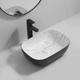 Раковина накладна MIXXUS PREMIUM DIVERSE-0112 MARBLE-BLACK 455х325х135mm (MP6541) - изображение 5