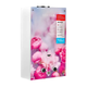Газова колонка MIXXUS GWH-0410 BASIC GLASS димохідна 10 л/хв (панель зі скла з малюнком) (WH0025) - зображення 1