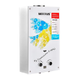 Газова колонка MIXXUS GWH-0610 BASIC GLASS димохідна 10 л/хв (панель зі скла з малюнком) (WH0027) - изображение 1