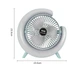 Вентилятор акумуляторний з підсвіткою Colorful Desktop Fan Blue - изображение 7