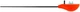 Вудка зимова Salmo Handy Ice Rod (червона) 24cm - зображення 2