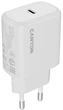 Сетевое зарядное устройство Canyon OnCharge 200 20W 1xPD EU White (CNE-CHA200-01) - изображение 4