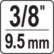 Ключ динамометричний Yato 3/8" 6- 30 Нм, 295-316 мм (YT-07730) - зображення 5