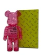 Статуетка Bearbrick x ANTISOCIAL SOCIAL CLUB x PINK 400% 28 см Medicom Toy Вуличний бренд - зображення 1
