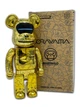 Статуетка Bearbrick x BAPE X HAJIME SORAYAMA BABY MILO 400% 28 см Medicom Toy Золотий - зображення 1