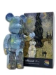 Статуетка Bearbrick x Van Gogh x Country Road in Provence by Night 400% 28 см Medicom Toy Дорога з кипарисом - зображення 5