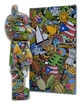 Статуэтка Bearbrick x Puerto Rico 400% 28 см Medicom Toy Острів - зображення 4