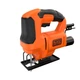 Пила лобзикова мережева BLACK+DECKER, 400 Вт, пропил до 65 мм з регулюванням швидкості та кроком полотна 18 мм, пилеочищення та - изображение 4