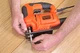 Пила лобзикова мережева BLACK+DECKER, 400 Вт, пропил до 65 мм з регулюванням швидкості та кроком полотна 18 мм, пилеочищення та - изображение 6