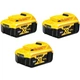 Акумуляторна батарея DeWALT, 18 В XR Li-ion 5 Аг, 3 ш, , в комплекті, вага 1.94 кг (DCB184P3) - изображение 1