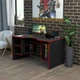 Геймерский игровой стол Rasin RS-32 черный+красный - изображение 2