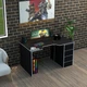 Геймерский игровой стол Rasin RS-33 черный+белый - изображение 1