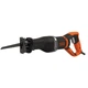 Пила шабельна мережева BLACK+DECKER, 750 Вт, 0 - 2800 ход/хв, величина ходу 20 мм, вага 2.4 кг (BES301K) - зображення 3
