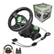 Ігровий кермо з педалями Vibrating Wheel для ПК і PS3, USB підключення, 180°, вібровіддача (20500000008) - зображення 1