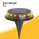 Світильник на сонячній батареї Lem Berger, 17 LED, 1200 мАг, садовий, грунтовий, із сутінковим датчиком, жовте світло, 3309923 - зображення 1