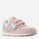 Sneakersy dziecięce dla dziewczynki na rzepy New Balance 574 PV574BKM 30 (12US) Jasnoróżowe (197968153043) - obraz 2