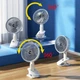 Вентилятор Desktop Fan Multi-function, Білий – акумуляторний з прищіпкою (VS7007173) - изображение 6