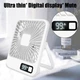Міні вентилятор Desktop Stand Fan Білий, з підставкою та дисплеєм (VS7007174) - изображение 3