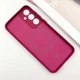 Чохол Silicone Cover Lakshmi Full Camera (AA) with MagSafe для Samsung Galaxy S23 FE Rose Red - зображення 3