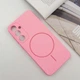 Чохол Silicone Cover Lakshmi Full Camera (AA) with MagSafe для Samsung Galaxy S23+ Light pink - изображение 2