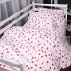 Простирадло на гумці MirSon Фланель 015 Love 120x190 см (2200009652868) - зображення 4